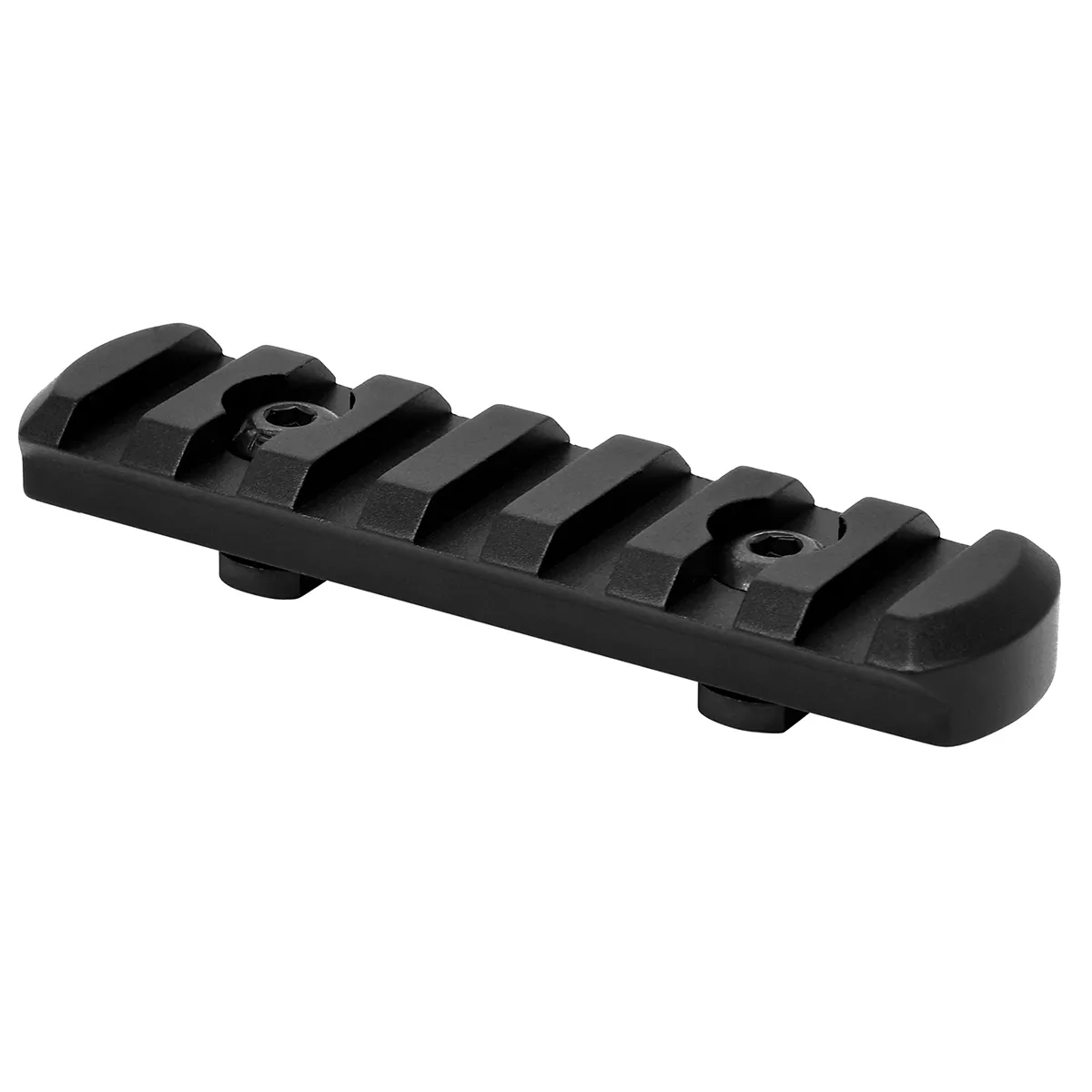 Warne M-LOK 7 Slot Rail Black - Optic Mount - view 1