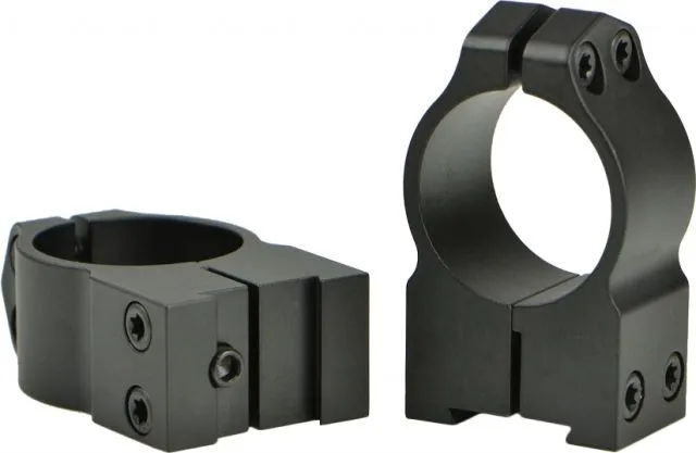 Warne Maxima Steel Rings 1in CZ 527 16mm Grooved Receiver PA High - Matte - Optic Mount, vista 1