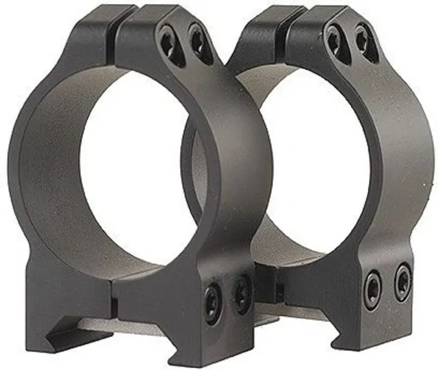 Warne Maxima Vertical PA Scope Rings Matte Black 30mm Medium - Optic Mount, vista 1