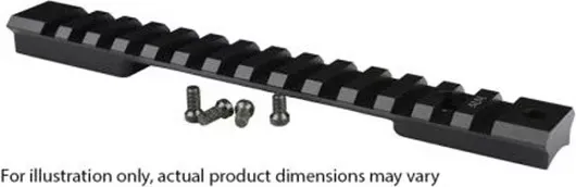 Warne Mountain Tech 1-Piece 20 MOA Picatinny (STANAG) Scope Base Weahterby Mark V Standard 6 Lug Matte Black - Optic Mount - view 1