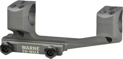 Warne Mounts LRSKEL34TG Extended Skeletonized 34mm MSR Scope Mount 20 MOA Tactical Gray - Optic Mount, vista 1