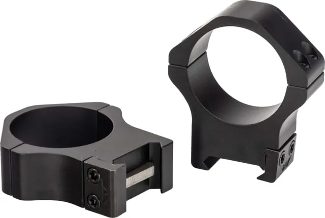 Warne PA Rifle Ring Matte Black 34mm High - Optic Mount, vista 1