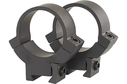 Warne Scope Mounts 1" High Steel Fixed Scope Ring, Matte Black - 722M - Optic Mount - view 2