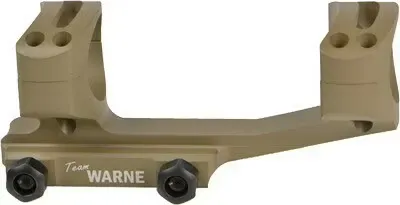 Warne Scope Mounts Gen 2 Extended Skeletonized 1 Inch MSR Mount - Dark Earth - Optic Mount - view 2