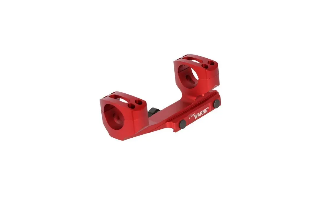 Warne Scope Mounts Gen 2 Extended Skeletonized 1 Inch MSR Mount - Red - Optic Mount - view 1