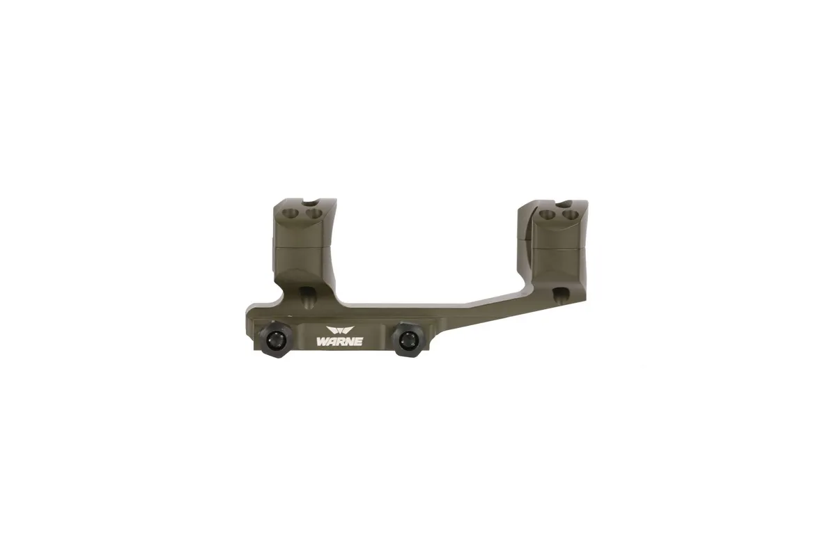 Warne Scope Mounts Gen 2 Extended Skeletonized 30mm MSR Mount - MIL-SPEC OD Green - Optic Mount - view 2