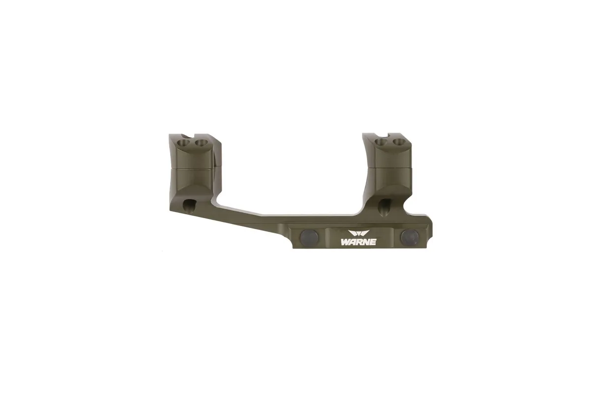 Warne Scope Mounts Gen 2 Extended Skeletonized 30mm MSR Mount - MIL-SPEC OD Green - Optic Mount - view 5