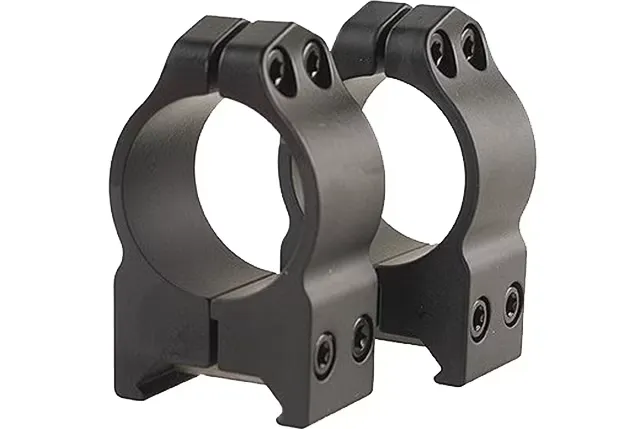 Warne Scope Mounts Maxima 1" Extra High Steel Fixed Scope Ring, Matte Black - 203M - Optic Mount - view 1
