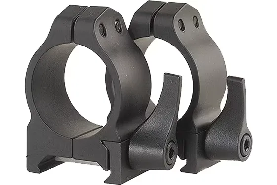 Warne Scope Mounts Maxima 1" High Steel Quick Detach Scope Ring, Matte Black - 202LM - Optic Mount - view 2