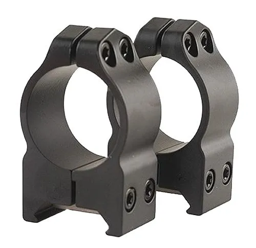 Warne Scope Mounts Maxima 1" Medium Steel Fixed Scope Ring, Matte Black - 201M - Optic Mount, vista 1