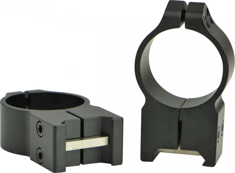 Warne Scope Mounts Maxima 30mm Extra High Steel Fixed Scope Ring, Matte Black - 216M - Optic Mount - view 2