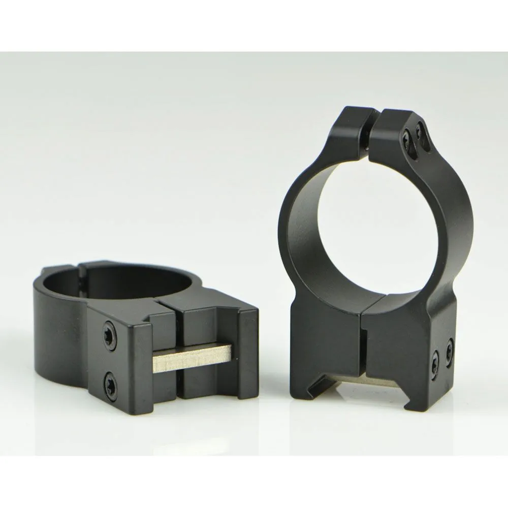 Warne Scope Mounts Maxima 30mm High Steel Quick Detach Scope Ring, Matte Black - 215LM - Optic Mount - view 2
