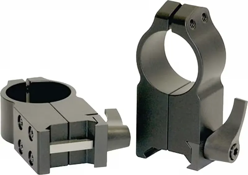 Warne Scope Mounts Maxima 30mm Ultra High Steel Quick Detach Scope Ring, Matte Black - 217LM - Optic Mount - view 2