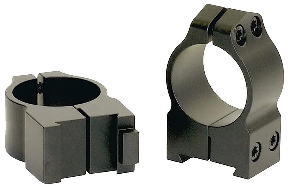 Warne Scope Mounts Maxima CZ 550 1" High Steel 2-Piece Fixed Scope Ring, Matte Black - 2BM - Optic Mount - view 3
