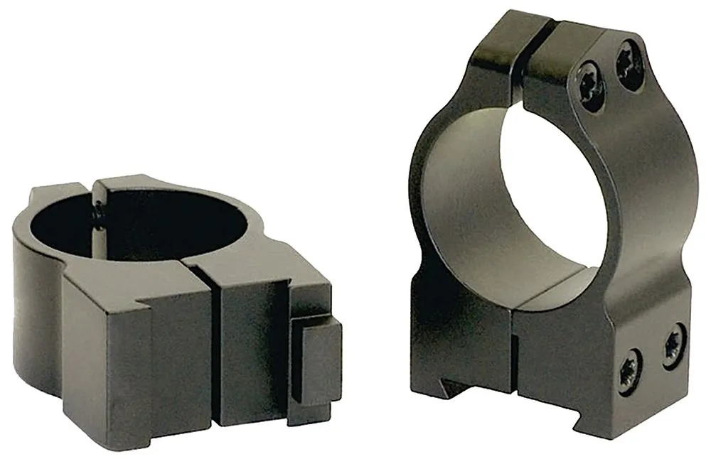 Warne Scope Mounts Maxima CZ 550 1" High Steel 2-Piece Fixed Scope Ring, Matte Black - 2BM - Optic Mount - view 4