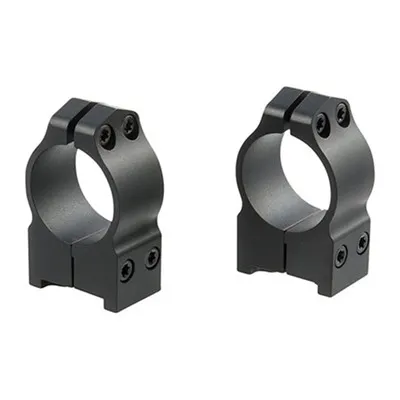 Warne Scope Mounts Maxima Ruger 30mm Medium Steel Quick Detach Scope Ring, Matte Black - 14RLM - Optic Mount - view 2