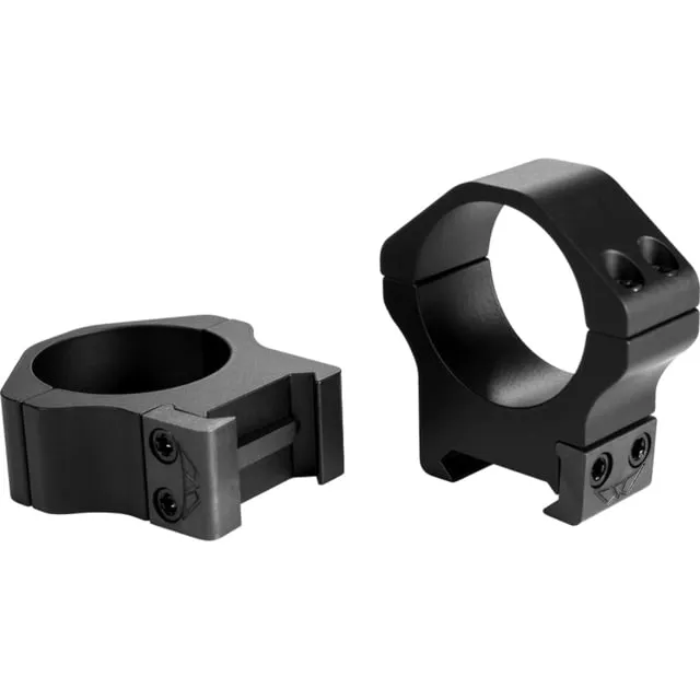 Warne Scope Mounts Mountain Tech 34mm Medium 7075 T6 Aluminum Fixed Scope Ring, Matte Black - 7221M - Optic Mount - view 2