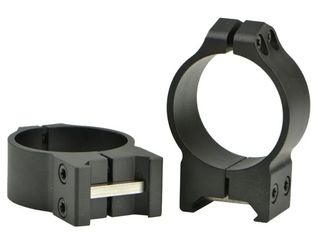 Warne Scope Mounts Mountain Tech 34mm Medium 7075 T6 Aluminum Fixed Scope Ring, Matte Black - 7221M - Optic Mount - view 3