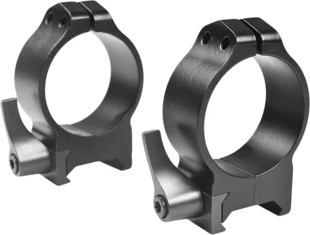 Warne Scope Mounts Mountain Tech 34mm Medium 7075 T6 Aluminum Fixed Scope Ring, Matte Black - 7221M - Optic Mount - view 4