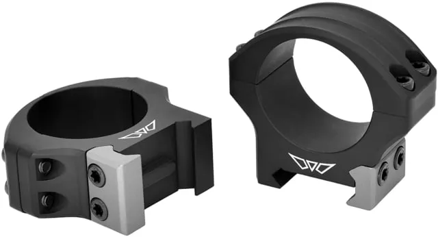 Warne Scope Mounts Mountain Tech 34mm Medium 7075 T6 Aluminum Fixed Scope Ring, Matte Black - 7221M - Optic Mount - view 1