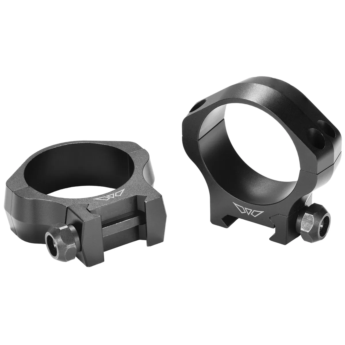 Warne Scope Mounts Mountain Tech 40mm Low 7075 T6 Aluminum Precision Scope Ring, Hardcoat Anodized Matte Black - 7250M - Optic Mount - view 3