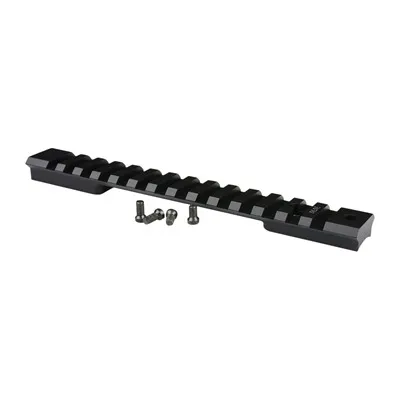 Warne Scope Mounts Mountain Tech Howa Mini Short and Long Action 7075 T6 Aluminum 1-Piece 20 MOA Scope Mount Rail, Hardcoat Anodized Black - 7656-20MOA - Optic Mount - view 5
