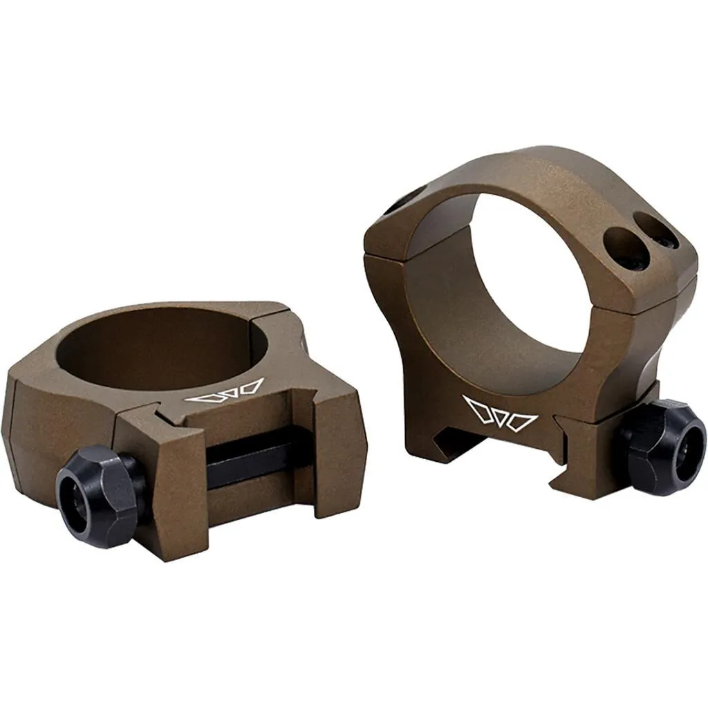 Warne Scope Mounts Mountain Tech Low Scope Ring 30mm Tube Picatinny/Weaver - 7213BB - Optic Mount, vista 1