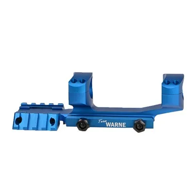Warne Scope Mounts R.A.M.P AR-15 1" Ultra High Aluminum 1-Piece Tactical Scope Mount, Matte Black - RAMP1 - Optic Mount, vista 2