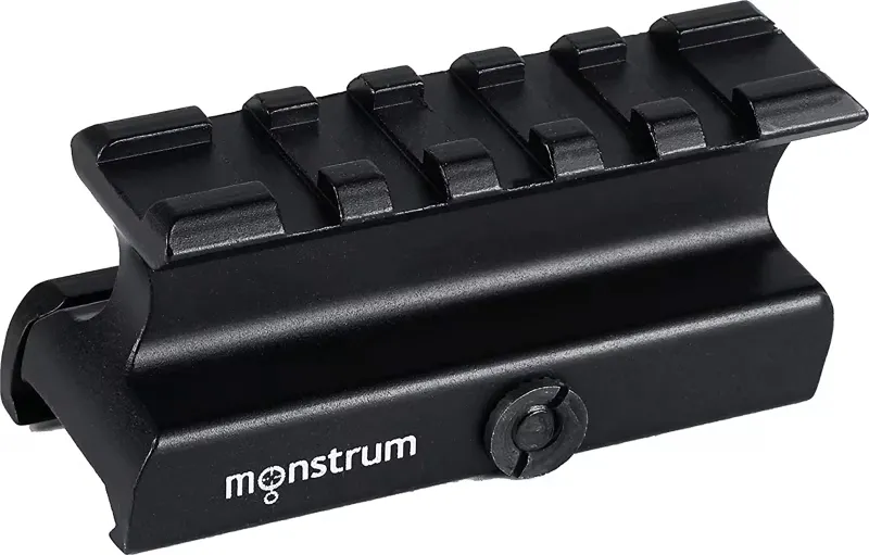 Warne Scope Mounts Red Dot Riser Picatinny Rail - 6102M - Optic Mount - view 2