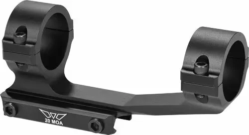 Warne Scope Mounts Vapor 20 MOA MSR Mount 30mm Tube Picatinny Rail - V4012M - Optic Mount - view 2