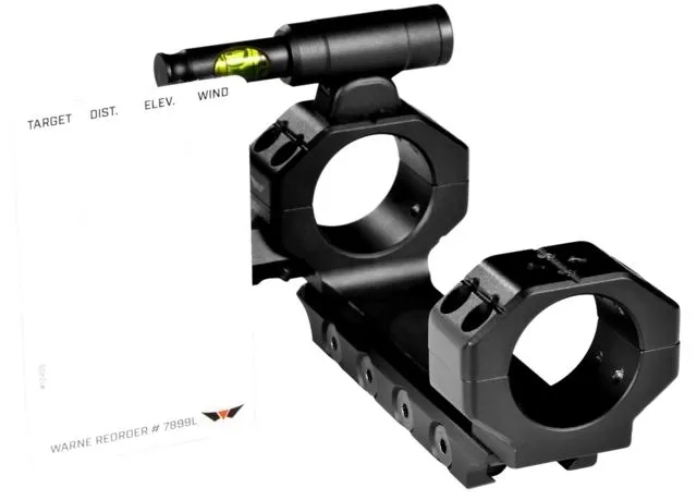 Warne Skyline Universal Data Card Holder 34mm - Optic Mount, vista 1