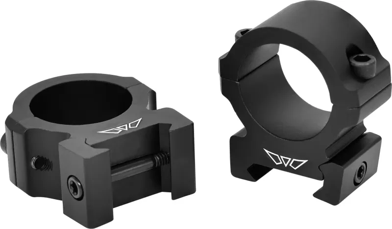 Warne WAR VAPOR HORIZONTAL 1 MEDIUM MATTE RINGS - Optic Mount, vista 1
