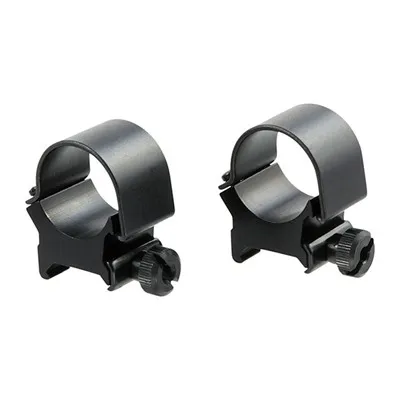 Weaver 1 inch High Aluminum Dual Extended Top Mount Scope Ring, Matte Black - 49045 - Optic Mount - view 2