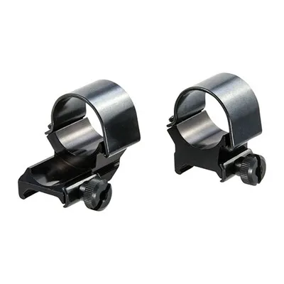 Weaver 1 inch High Aluminum Dual Extended Top Mount Scope Ring, Matte Black - 49045 - Optic Mount - view 3