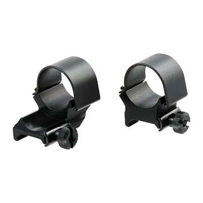 Weaver 1 inch High Aluminum Dual Extended Top Mount Scope Ring, Matte Black - 49045 - Optic Mount - view 4