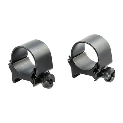Weaver 1 inch High Aluminum Dual Extended Top Mount Scope Ring, Matte Black - 49045 - Optic Mount - view 5