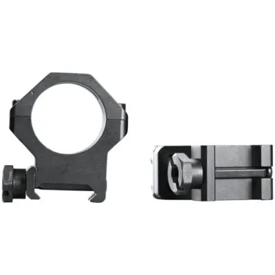 Weaver 4-Hole Skeletal 1in High Scope Rings - Optic Mount - view 1