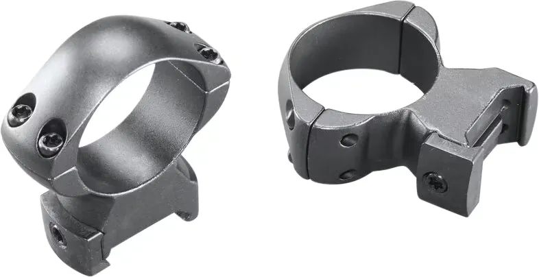 Weaver Grand Slam Steel Scope Rings Matte Black 30mm - Optic Mount, vista 1