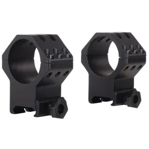 Weaver High 6 Hole 30mm Tactical Rings, Matte Black - 48352 - Optic Mount - view 2