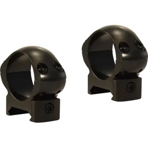 Weaver Lever-Lok 1 inch X-High Steel Top Mount  Scope Ring, Matte Black - 49327 - Optic Mount - view 5