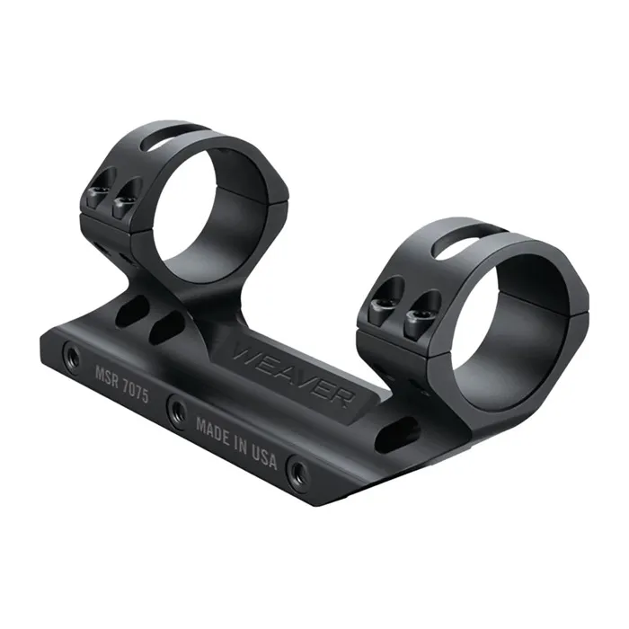 Weaver MSR Mount, 30mm, Aluminum, Fits Picatinny, Matte Finish, Black - Optic Mount - view 2