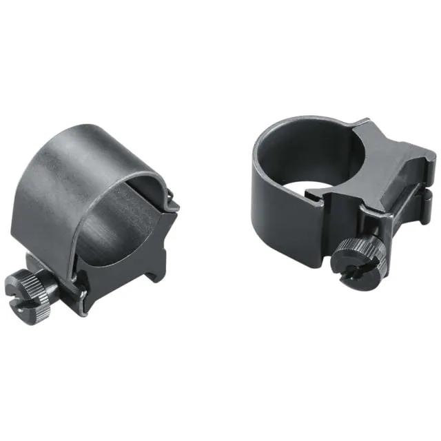 Weaver Quad-Lock, 1-Inch High Detachable Rings, Matte Blk 49047 - Optic Mount - view 3