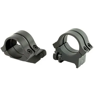 Weaver Quad Lock Extension High 1" Scope Rings, Black - 49048 - Optic Mount - view 2