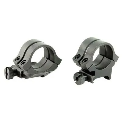 Weaver Quad Lock Extension High 1" Scope Rings, Black - 49048 - Optic Mount, vista 1