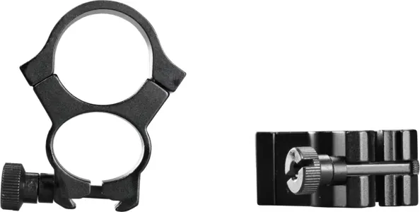 Weaver See Through 1" Scope Rings For 3/8" Dovetail Mount, Black - 47327 - Optic Mount, vista 1