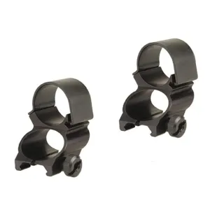 Weaver See Thru Weaver Extended 1" Scope Rings Matte Black - Optic Mount, vista 1