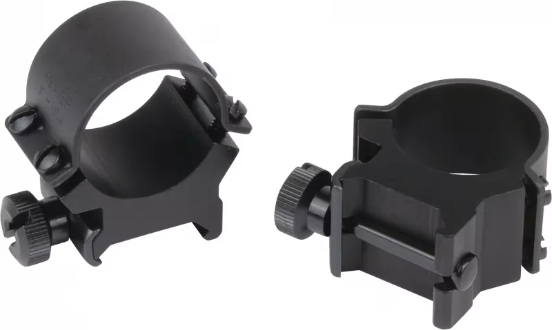 Weaver Sure Grip 1 inch High Aluminum Tactical Style Scope Ring, Matte Black - 49164 - Optic Mount - view 2