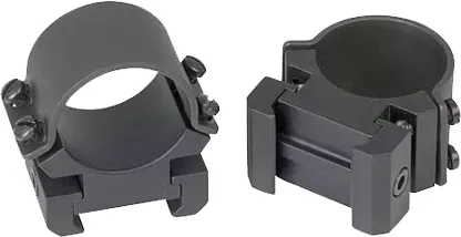 Weaver Sure Grip 1 inch X-High Aluminum Adjustable Non-Tactical Style Scope Ring, Matte Black - 49145 - Optic Mount, vista 1
