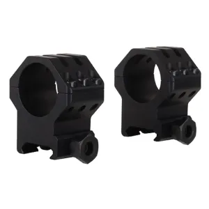 Weaver Tactical 6 Hole Picatinny Extra High 1" Scope Rings, Black - 99691 - Optic Mount - view 2