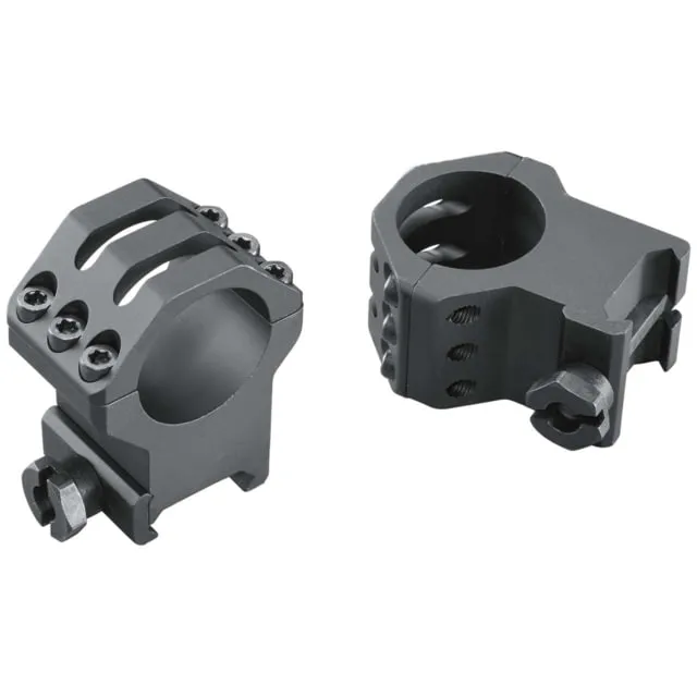 Weaver Tactical 6 Hole Picatinny Low 30mm Scope Rings, Black - 99692 - Optic Mount, vista 1